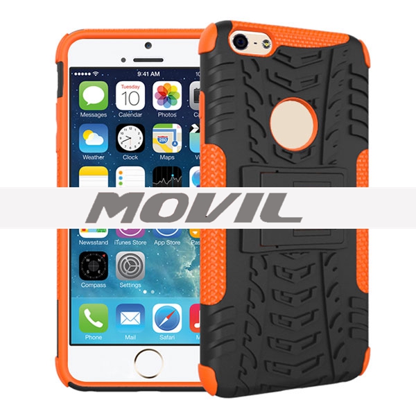 NP-1902 2 en 1 funda para iPhone 6 plus con soporte-8